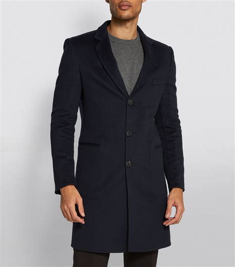 armani overcoat.